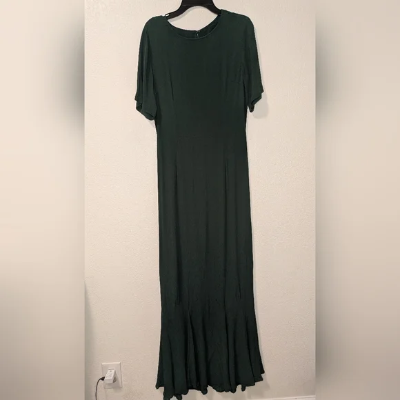 ASOS Petite Forest Green Maxi Dress - Picture 3 of 8